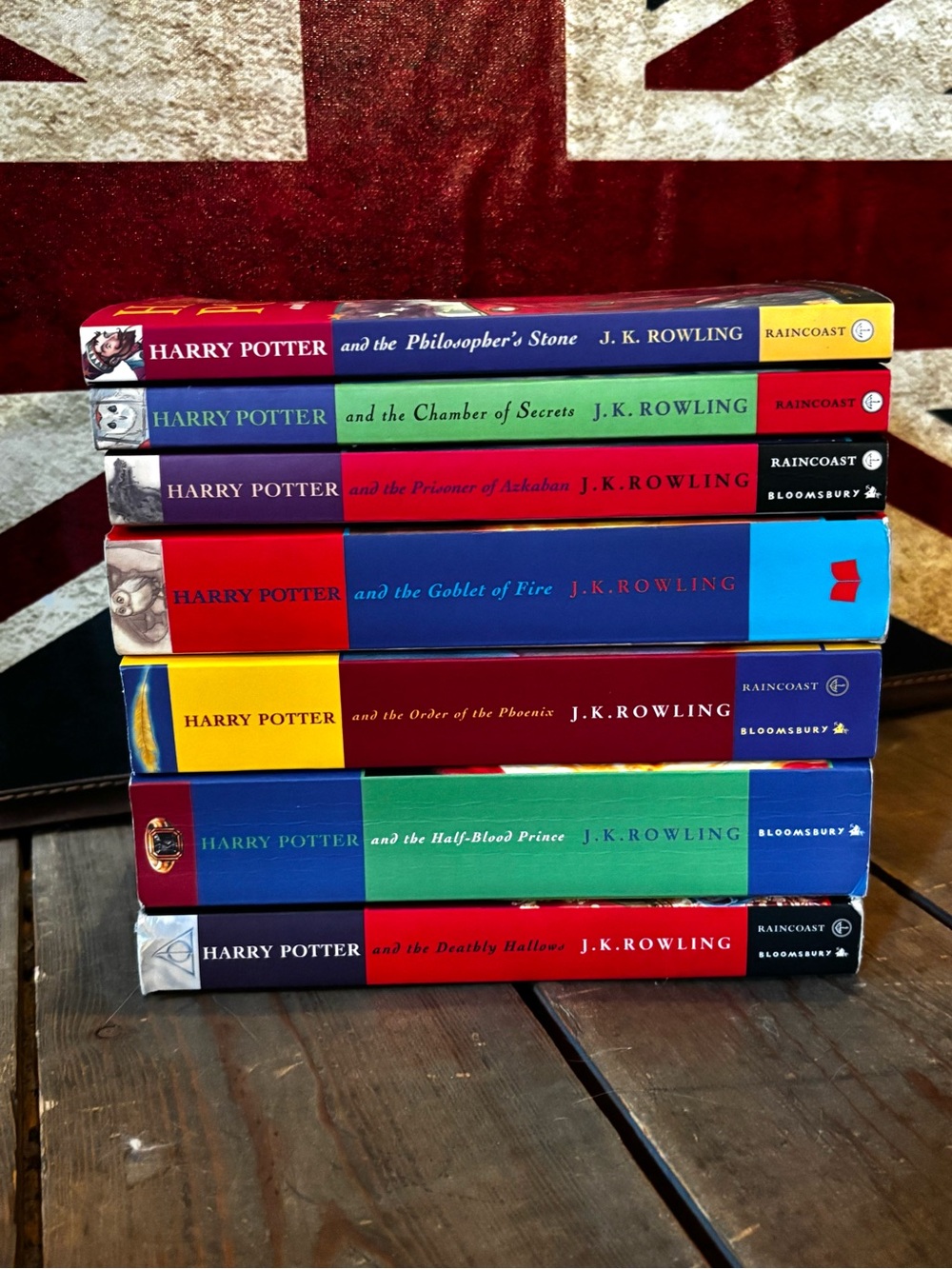 Harry Potter Softcover Original Cover Art 7 Book Set